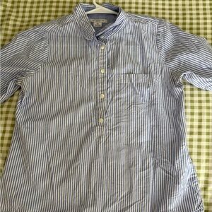 Light Blue Stripe Button-Up Shirt